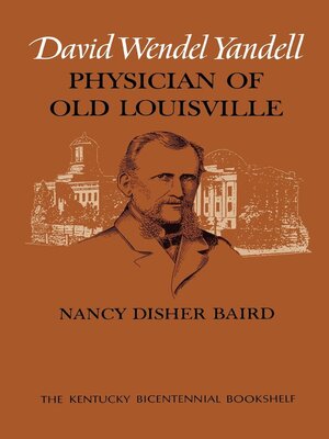 cover image of David Wendel Yandell